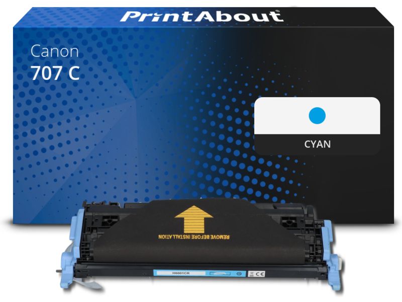 Canon 707 C Compatible Toner - Cyan