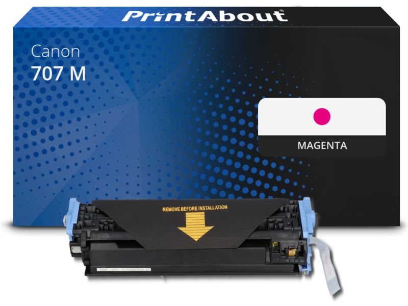 Canon 707 M Magenta Toner by PrintAbout (2200 Pages)