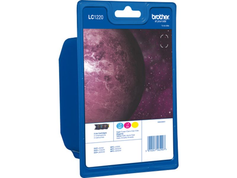 Multipack de cartuchos de tinta Brother LC-1220RBWBP - 3 colores