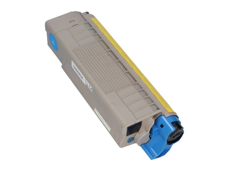 Toner compatible PrintAbout - Cyan (OKI 43872307, 2500 pages d'impression)