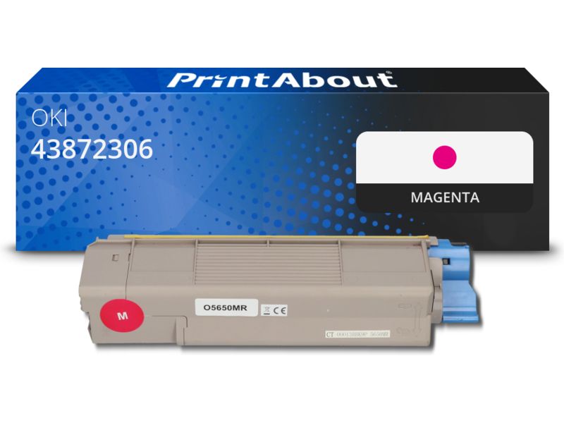 Toner PrintAbout OKI Compatible - Magentă (43872306)
