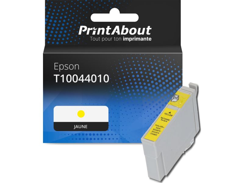 Cartouche d'encre compatible Epson T10044010 Jaune