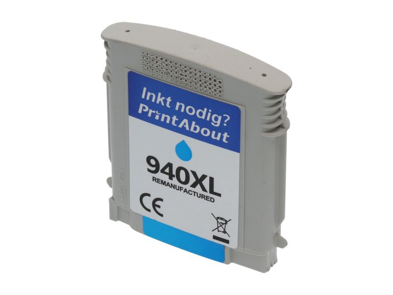 Cartucho compatible HP 940XL PrintAbout - Cian - Alta capacidad