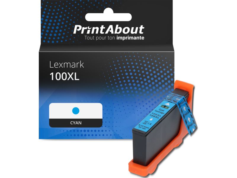 Lexmark 100XL Compatible Cartridge - Cyan - High Capacity