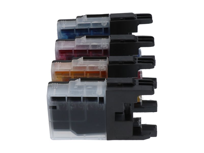 Multipack de cartuchos de tinta compatibles con Brother LC-1280XLVALBP, 4 colores, alta capacidad por PrintAbout
