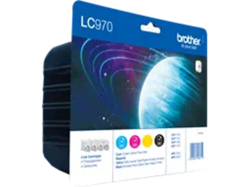 Kit de cartuchos de tinta Brother LC-970VALBP - 4 colores