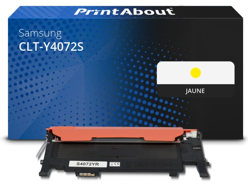 Cartouche d'encre Samsung CLT-Y4072S (SU472A) Jaune par PrintAbout