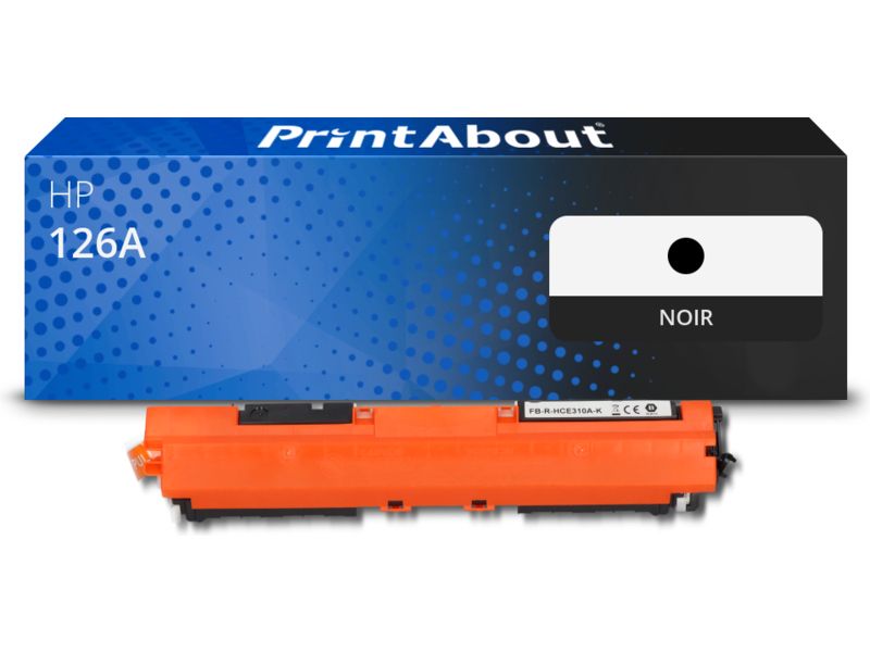 Toner HP compatible 126A (CE310A) Noir