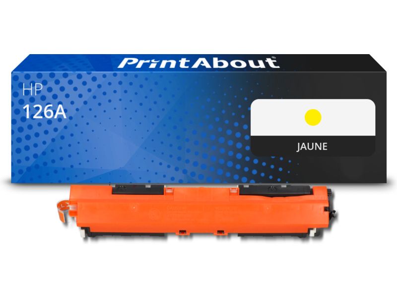 PrintAbout Compatible HP 126A (CE312A) Yellow Toner