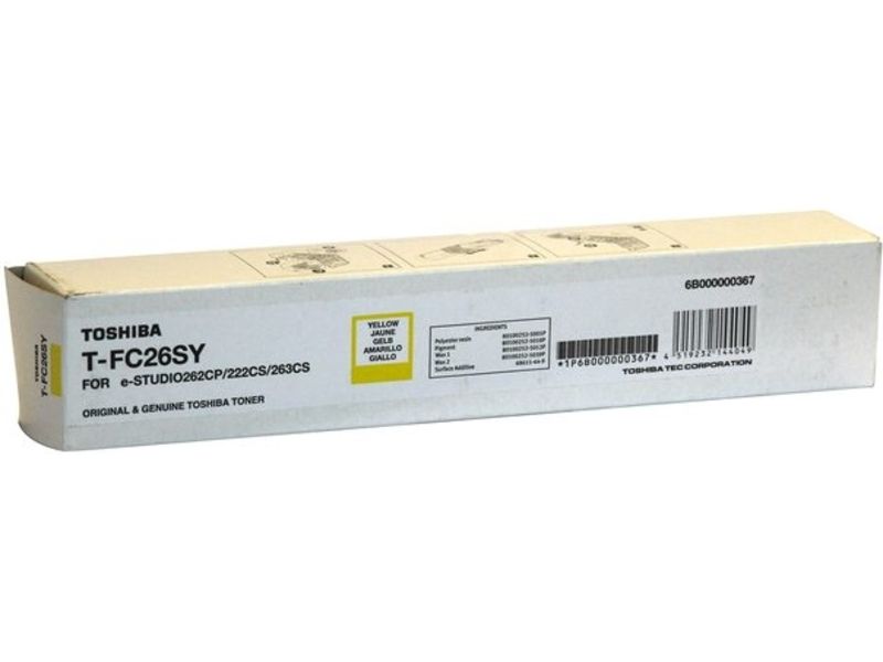 Toner Toshiba T-FC26SY - Jaune - Imprimante