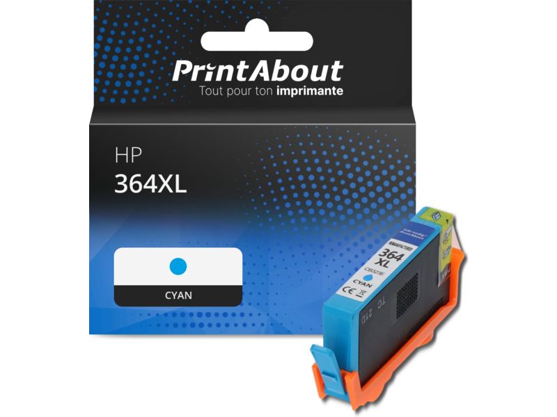 Cartucho PrintAbout HP 364XL Compatible - Cian - Alta Capacidad