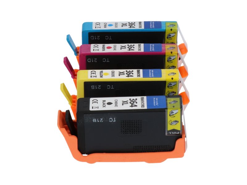Cartucho compatible HP 364XL PrintAbout - 4 colores - Gran capacidad - Multipack (N9J74AE)