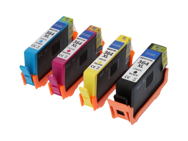 Cartucho compatible HP 364XL PrintAbout - 4 colores - Gran capacidad - Multipack (N9J74AE)