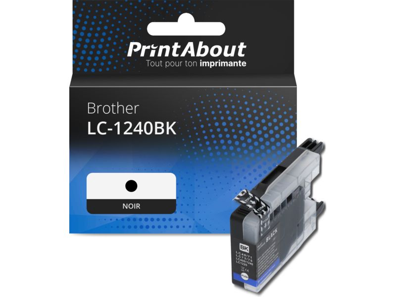 Cartouche d'encre Brother LC-1240BK - Noir