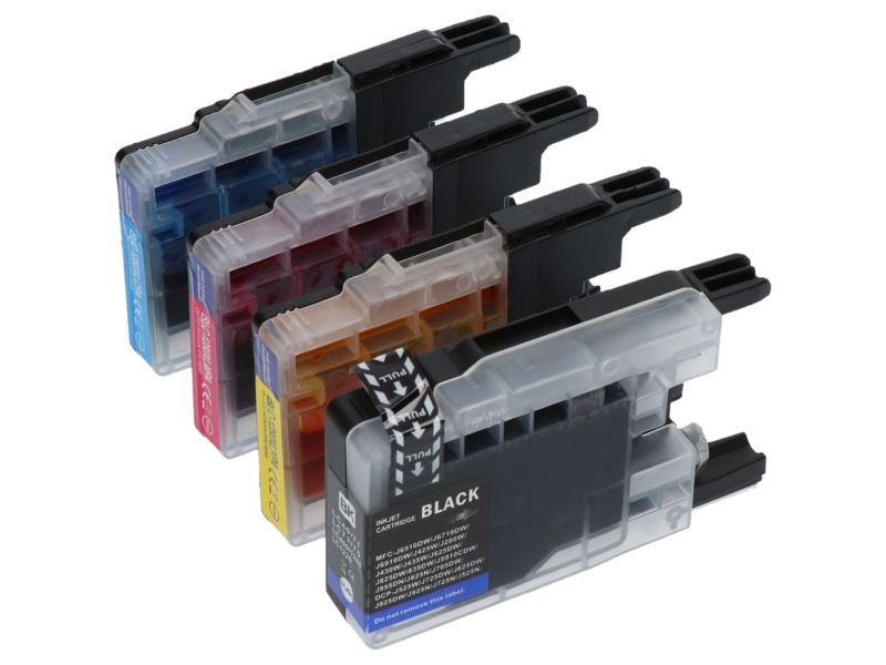 Cartucho compatible Brother LC-1240VALBP - 4 colores - Multipack
