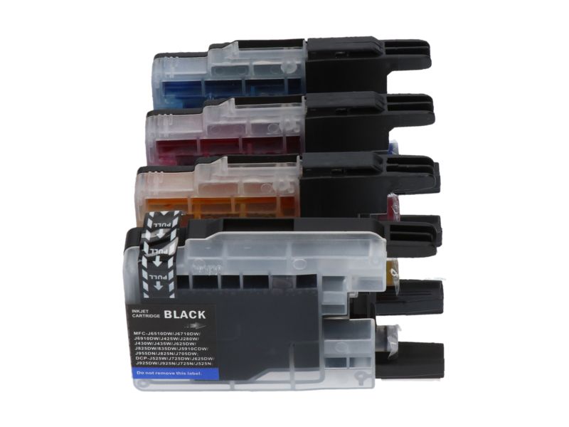 Cartucho compatible Brother LC-1240VALBP - 4 colores - Multipack