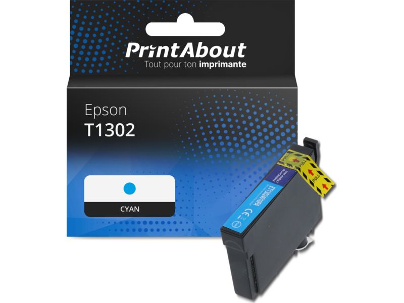 Cartouche d'encre Epson T1302 Cyan - Grande capacité