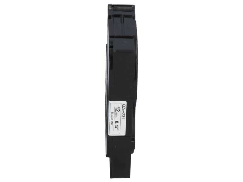Cintas compatibles para Brother TZe-231 - (12 mm) - Negro sobre blanco