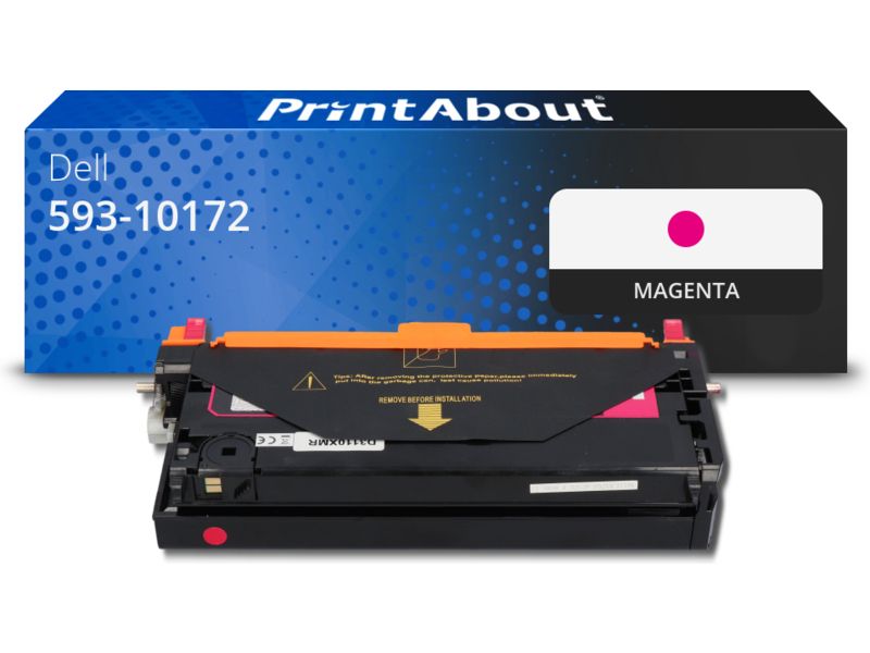 PrintAbout Compatible Dell Toner (RF013) - Magenta, 593-10172, 9,000 Page Yield