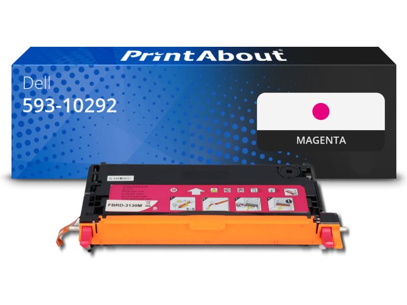 PrintAbout Compatible Dell Toner (H514C) - Magenta (593-10292)