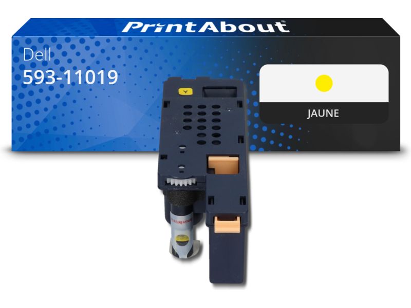 PrintAbout Compatible Dell Toner 593-11019 (25MRX) - Yellow