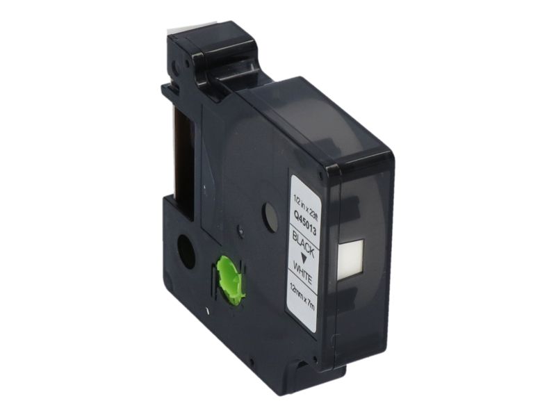 Ruban compatible Dymo PrintAbout (S0720530) - 12 mm - Noir sur blanc