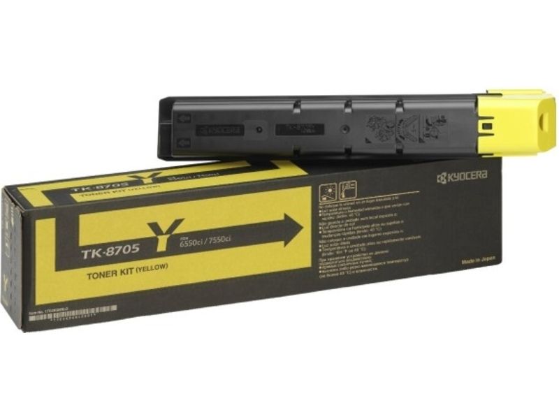 Kyocera TK-8705Y Yellow Toner