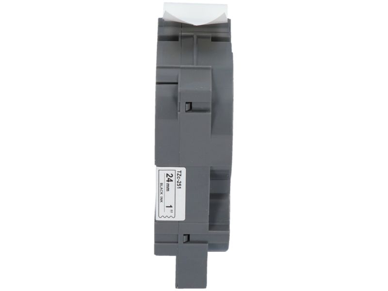 Cintas compatibles para Brother TZe-251 (24 mm x 24 mm) - Negro sobre blanco