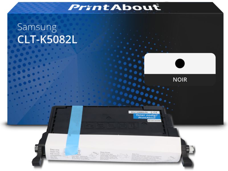 Toner compatible Samsung CLT-K5082L (SU188A) - Negro - Alta capacidad por PrintAbout