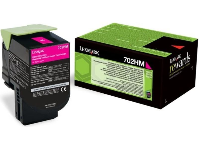 Cartouche d'encre Lexmark Magenta 702HM - Grande capacité