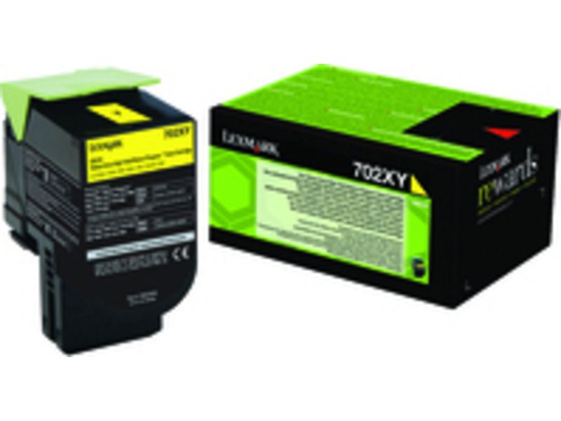 Toner Lexmark Jaune - Grande Capacité