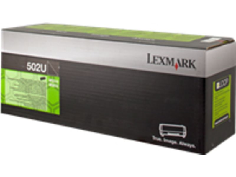 Toner Lexmark 502U, Negro, Alta Capacidad