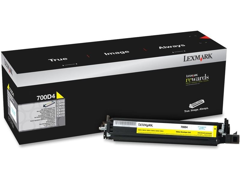 Lexmark 70C0D40 (700D4) - Développeur Jaune