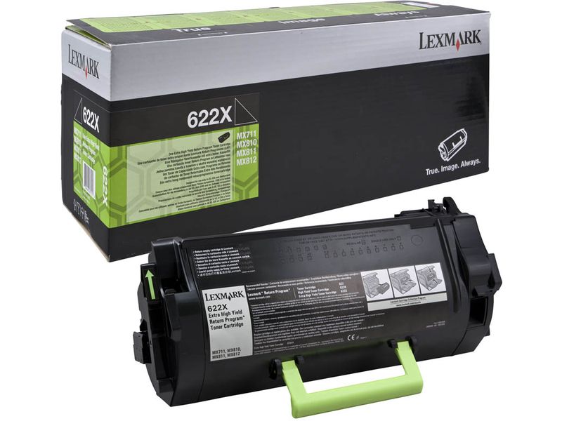 Lexmark 62D2X00 (622X) - Black - Toner - High Capacity