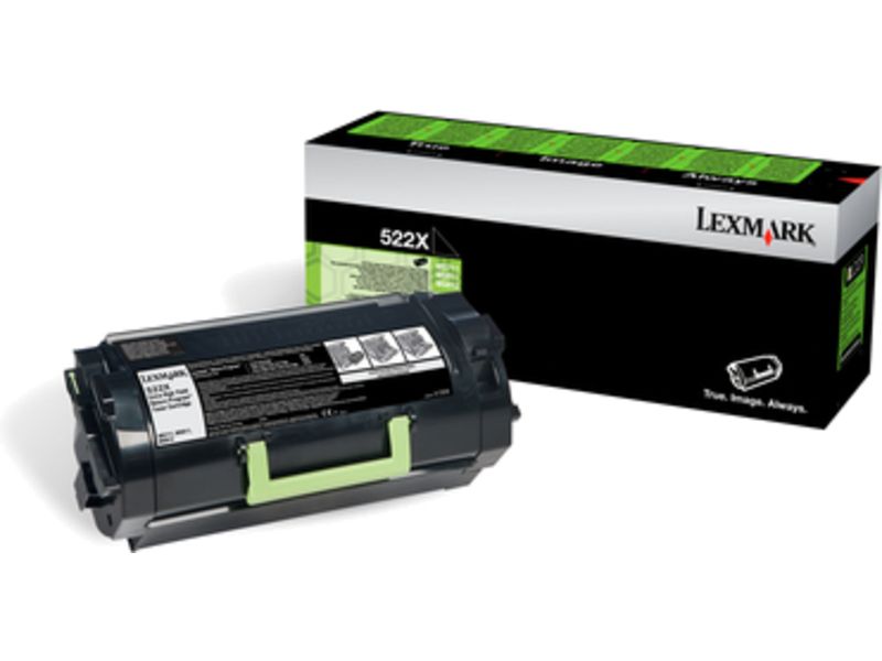 Lexmark 52D2X00 (522X) Black High-Capacity Toner