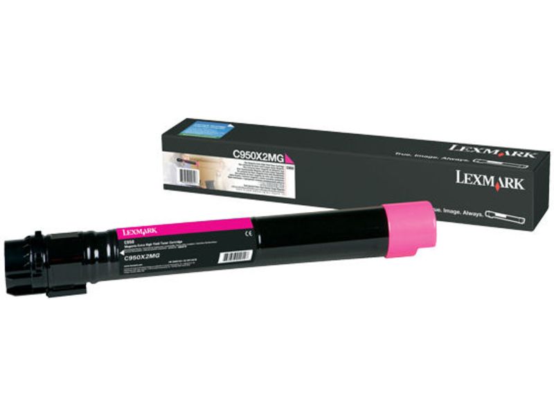 Cartouche de toner Lexmark C950X2MG Magenta - Grande capacité