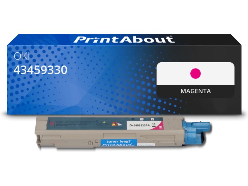 Toner compatible PrintAbout - Magenta (OKI 43459330)