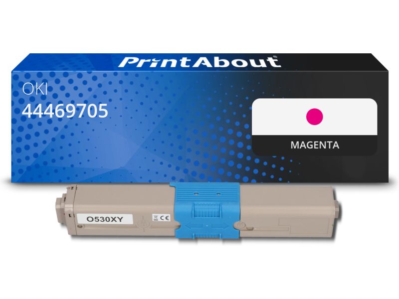 Toner compatible PrintAbout - Magentă (44469705, 2400 pages)