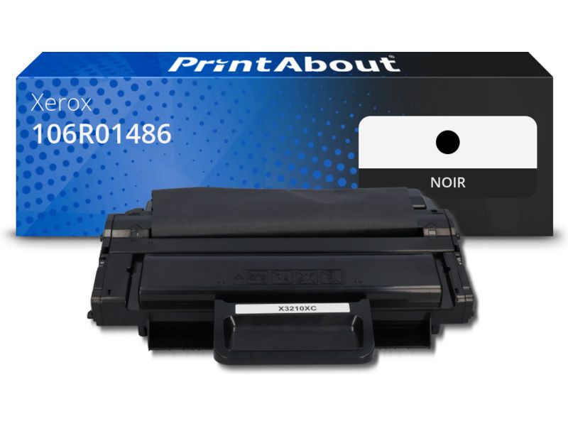 Xerox 106R01486 Toner, Black (PrintAbout)