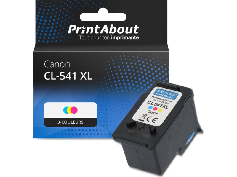 Cartucho compatible Canon CL-541 XL - 3 colores - Alta capacidad