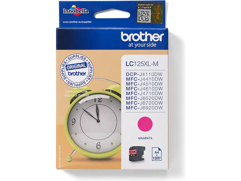 Brother LC-125XLM - Magenta Ink Cartridge - High Capacity