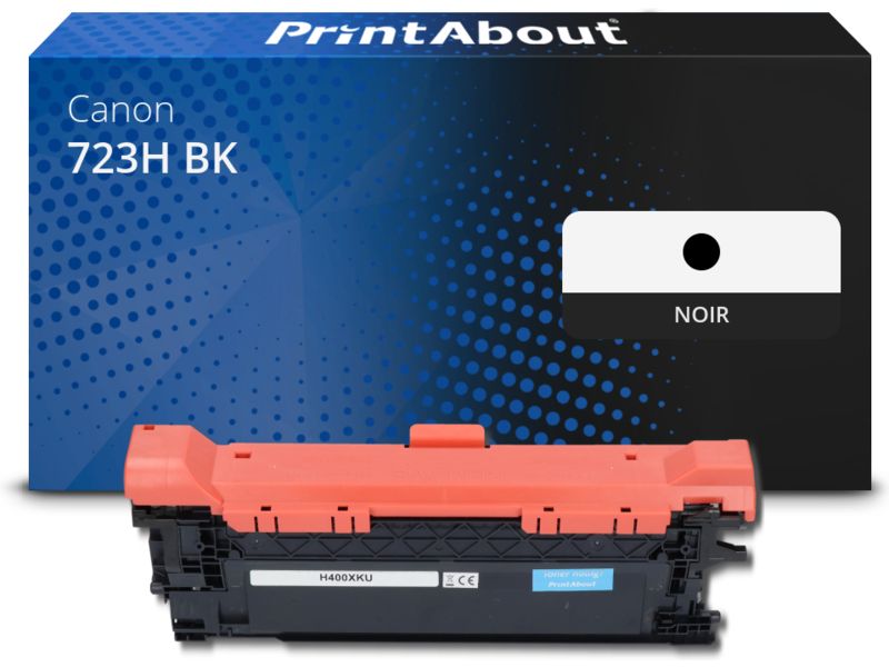Toner PrintAbout compatible Canon 723H BK - Noir - Grande capacité