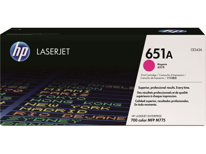 Cartouche d'encre HP 651A (CE343A) Magenta