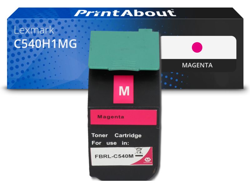Toner Lexmark Compatible C540H1MG - Magenta - Grande Capacité