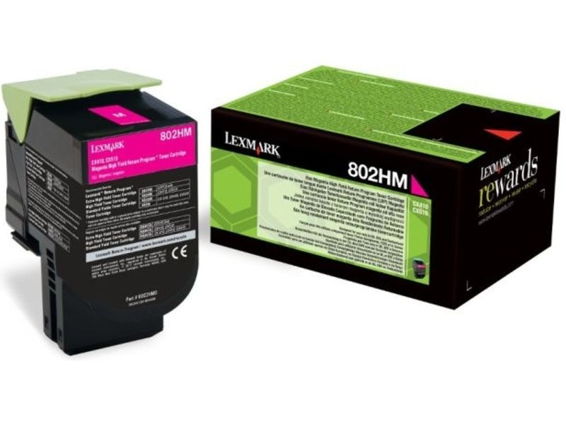 Toner Lexmark 80C2HM0 Magenta - Grande Capacité