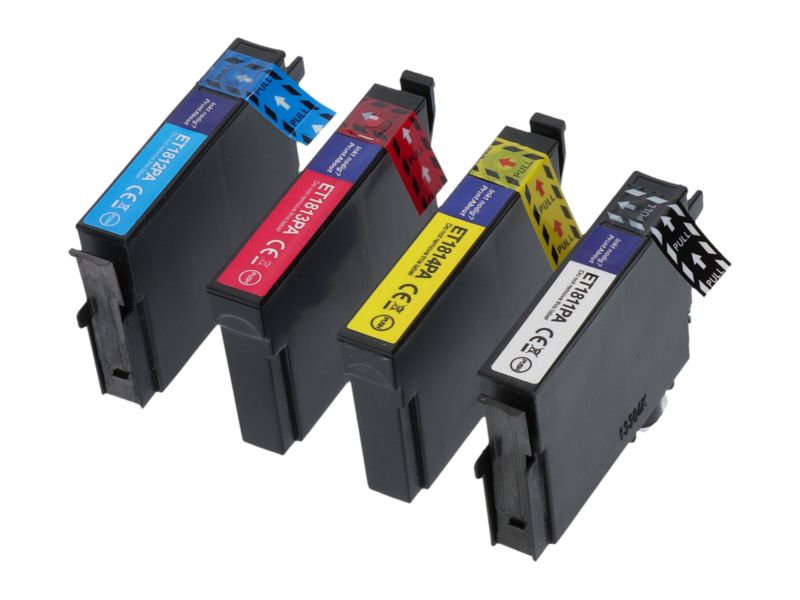 Epson 18XL Compatible Cartridge (T1816) - 4 Colors - High Capacity - Multipack