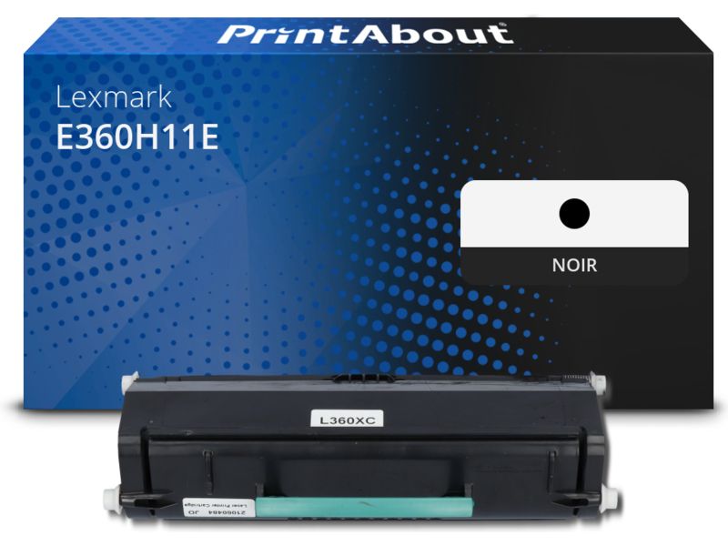 Lexmark E360H11E Toner, Black, High Capacity - PrintAbout