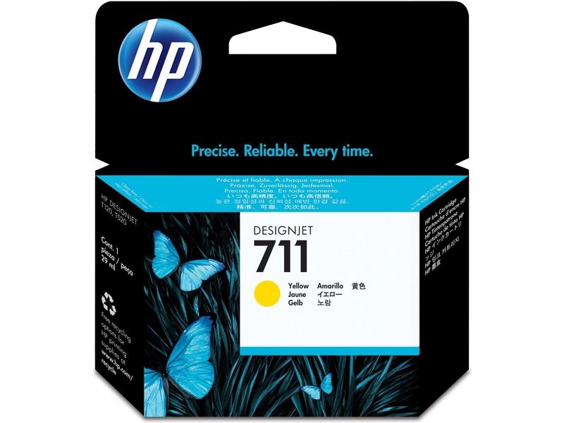 Cartouche d'encre HP Jaune (CZ132A)