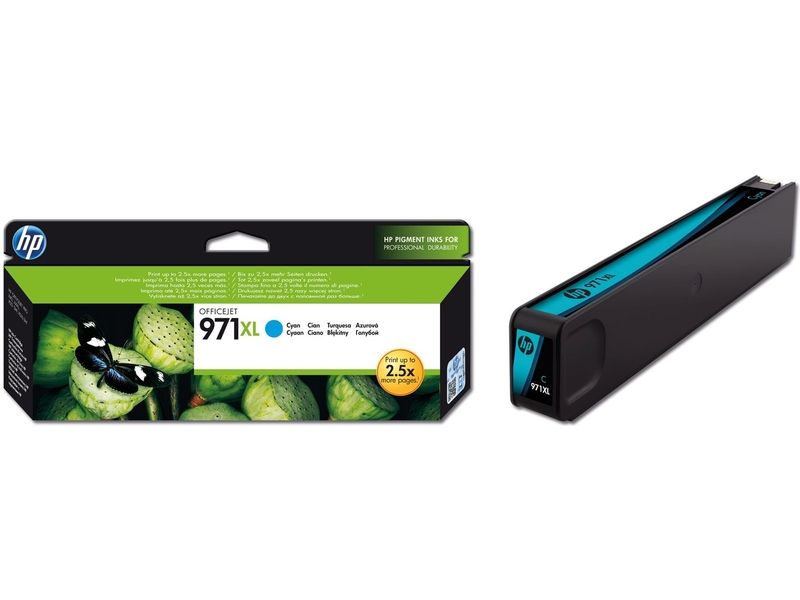 Cartouche d'encre HP 971XL - Cyan - Grande capacité