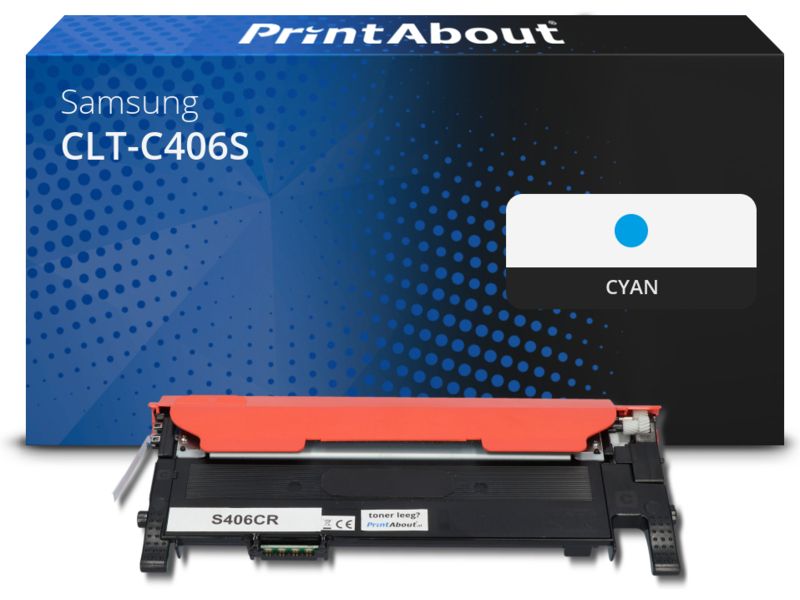 Samsung CLT-C406S (ST984A) Compatible Toner - Cyan
